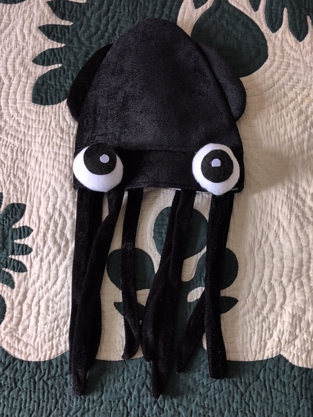 Black Squid Tentacle Hat for Kids